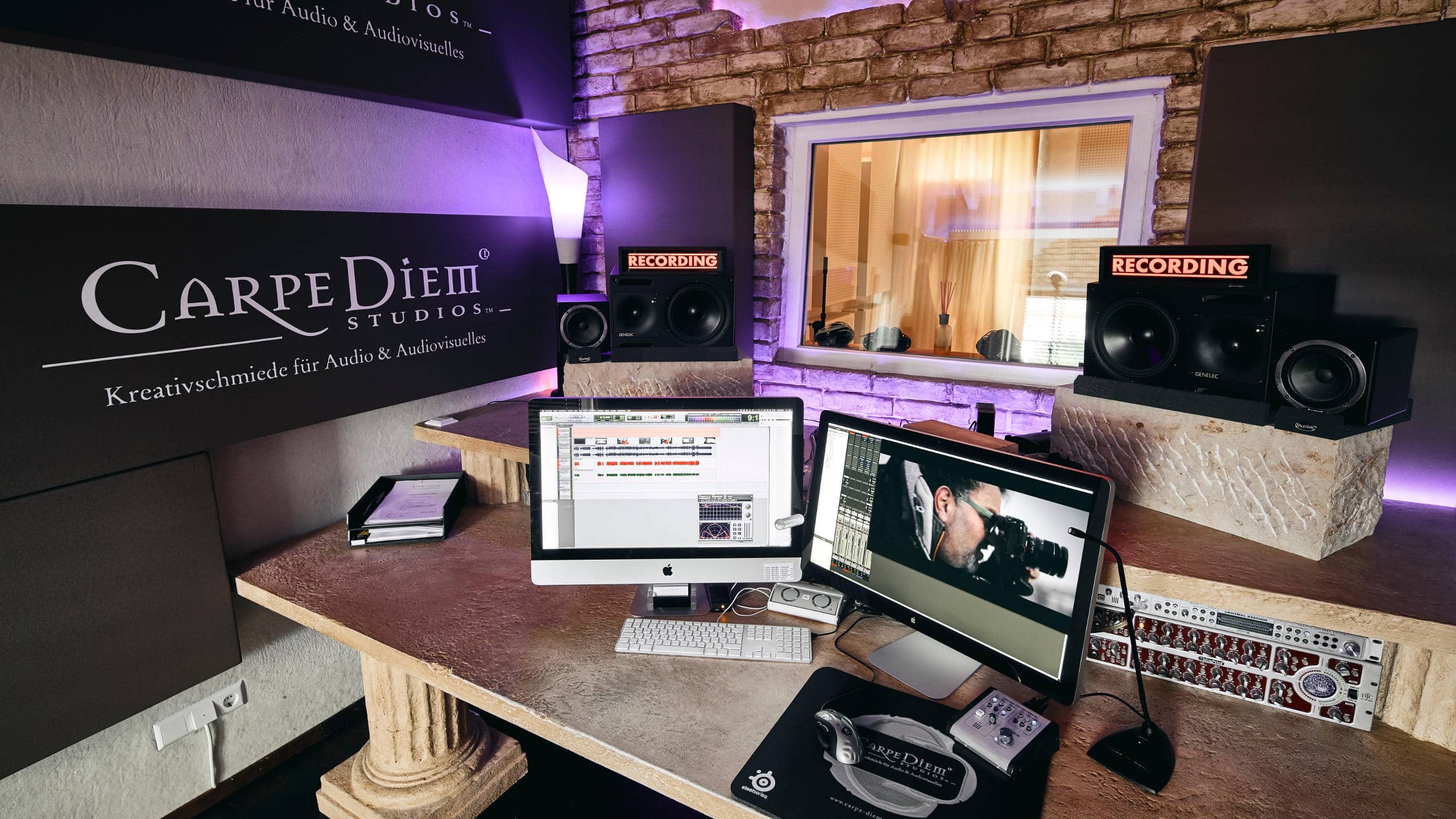 Carpe Diem Studios – Regieplatz für professionelle Sprachaufnahmen und Remote Recording